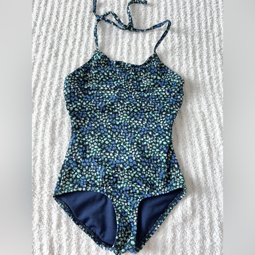 GAP Kids Navy Floral Swimsuit